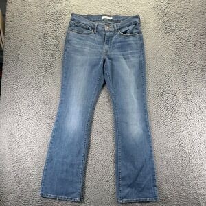 Levi's Jeans Womens 10 Blue Cotton Denim Bootcut Workwear Travel Faded Classic